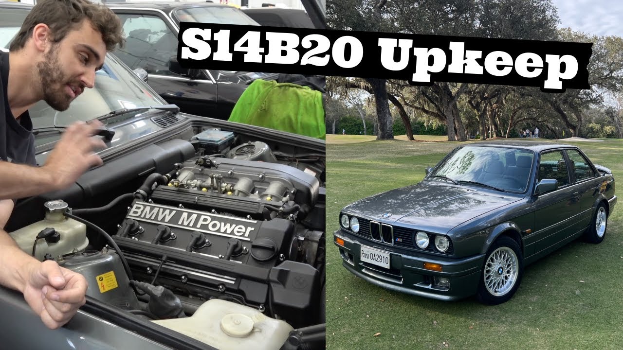 Servicing a Legendary DTM Race Engine At Home - BMW S14 320is E30
