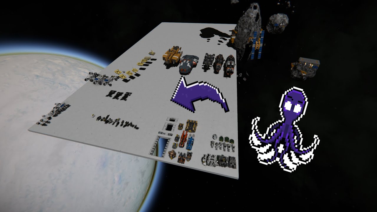Space Engineers - Designing a Miner, Drilling Ship Walkthrough
