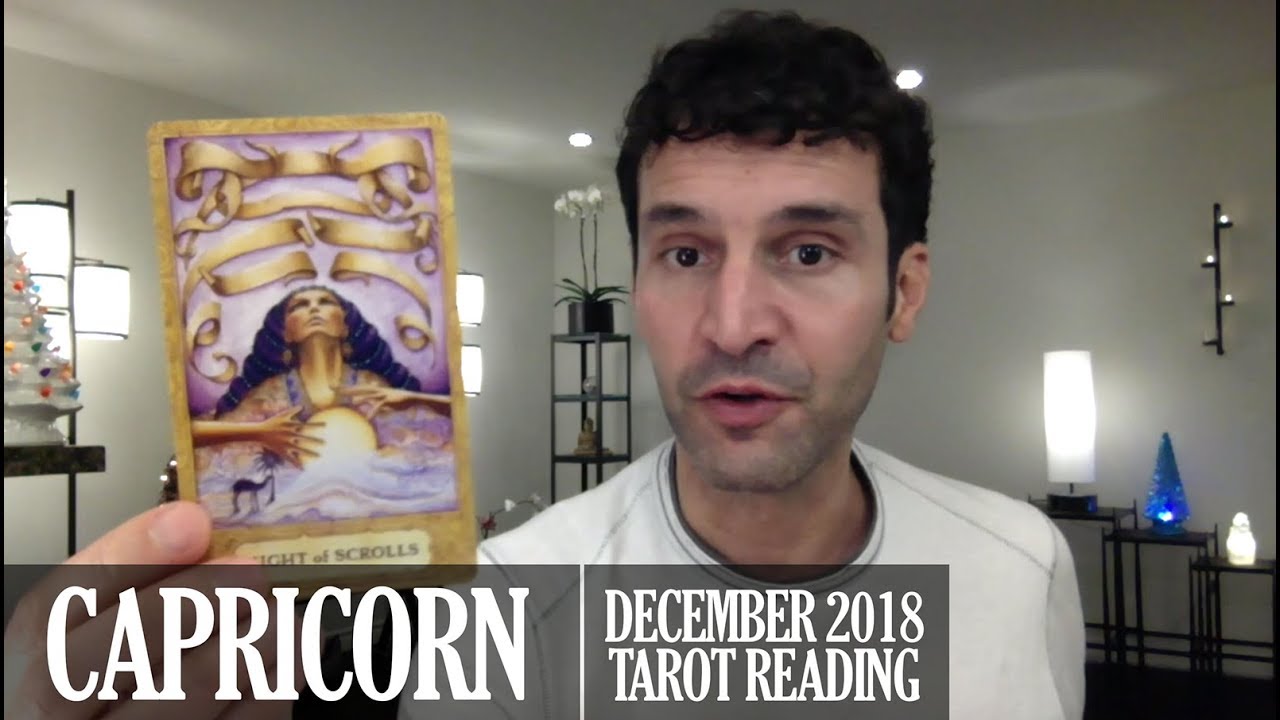 CAPRICORN December 2018 - Extended Monthly Intuitive Tarot Reading by Nicholas Ashbaugh