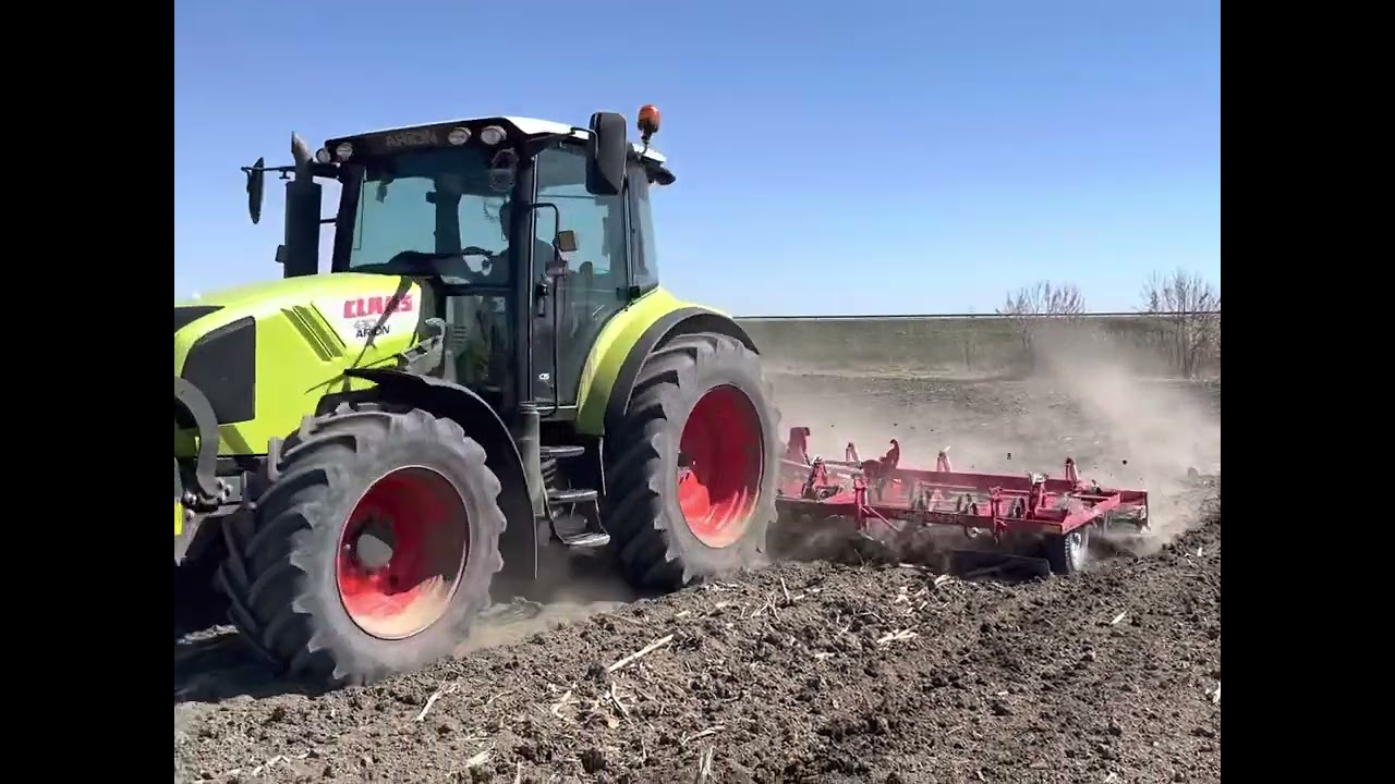 Setvospremiranje ritske zemlje 2022. (Spring cultivation) -Claas Arion 430xVogel&Noot Vibro Cult 570
