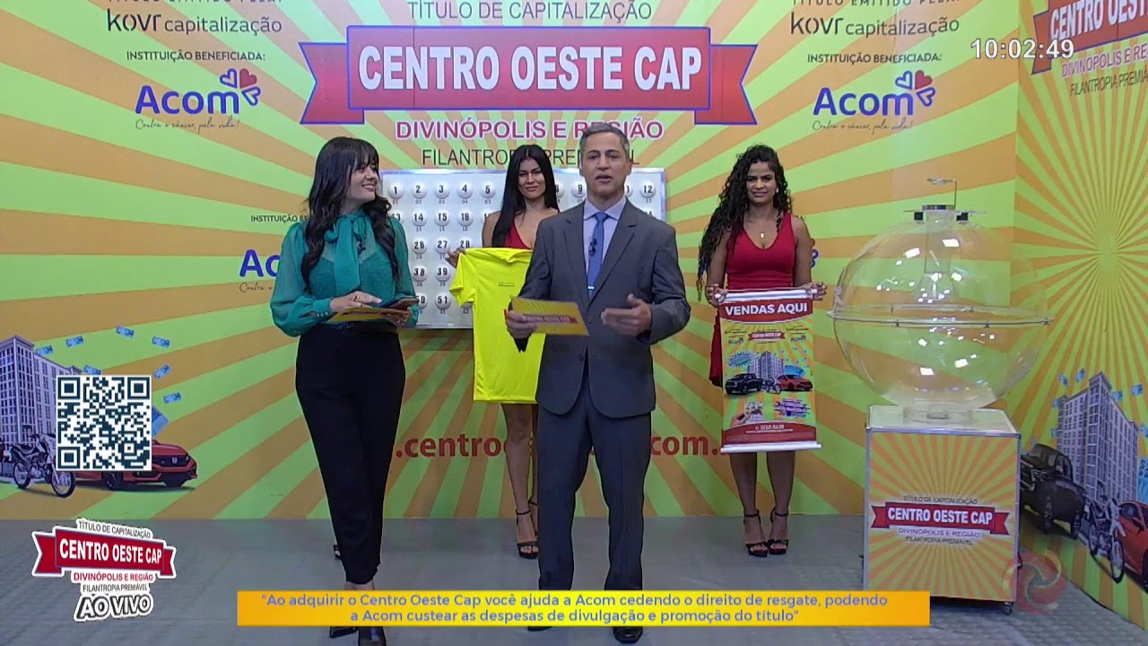 SORTEIO CENTRO OESTE CAP - AO VIVO  -  25/05/2025