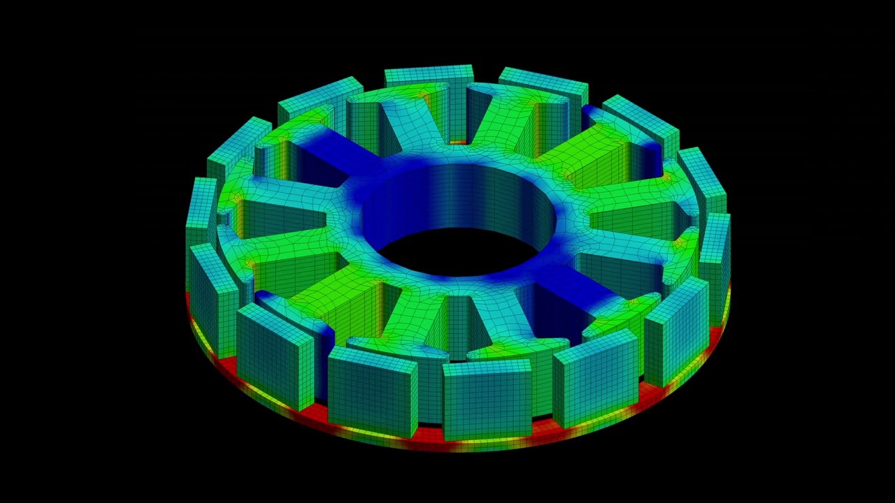 Magnetostatics Analysis of a Drone Motor | Ansys Mechanical Tutorial