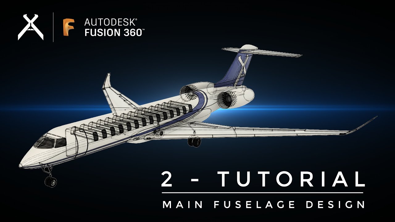 How to Model an Aircraft in Fusion 360 | Tutorial 2 - Fuselage | Step-by-Step (4K)