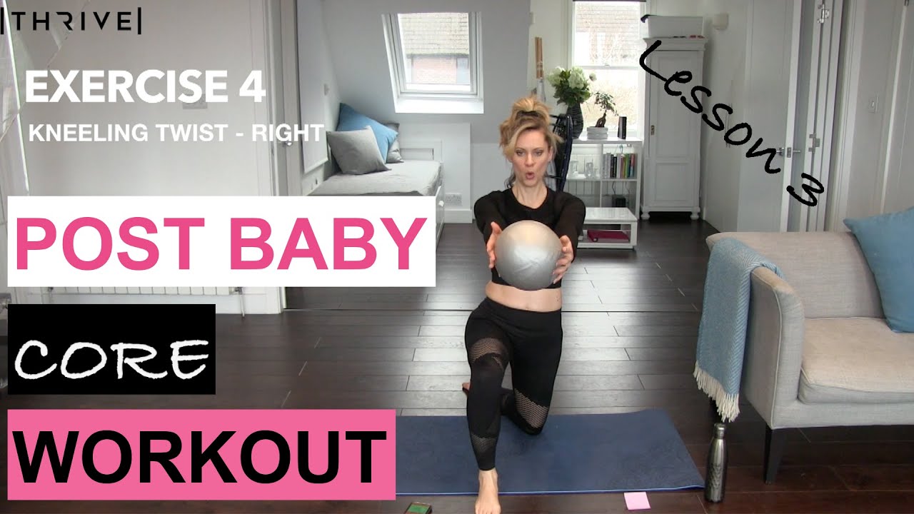 Post Baby Core Workout - Lesson 3 - Heal Your Diastasis