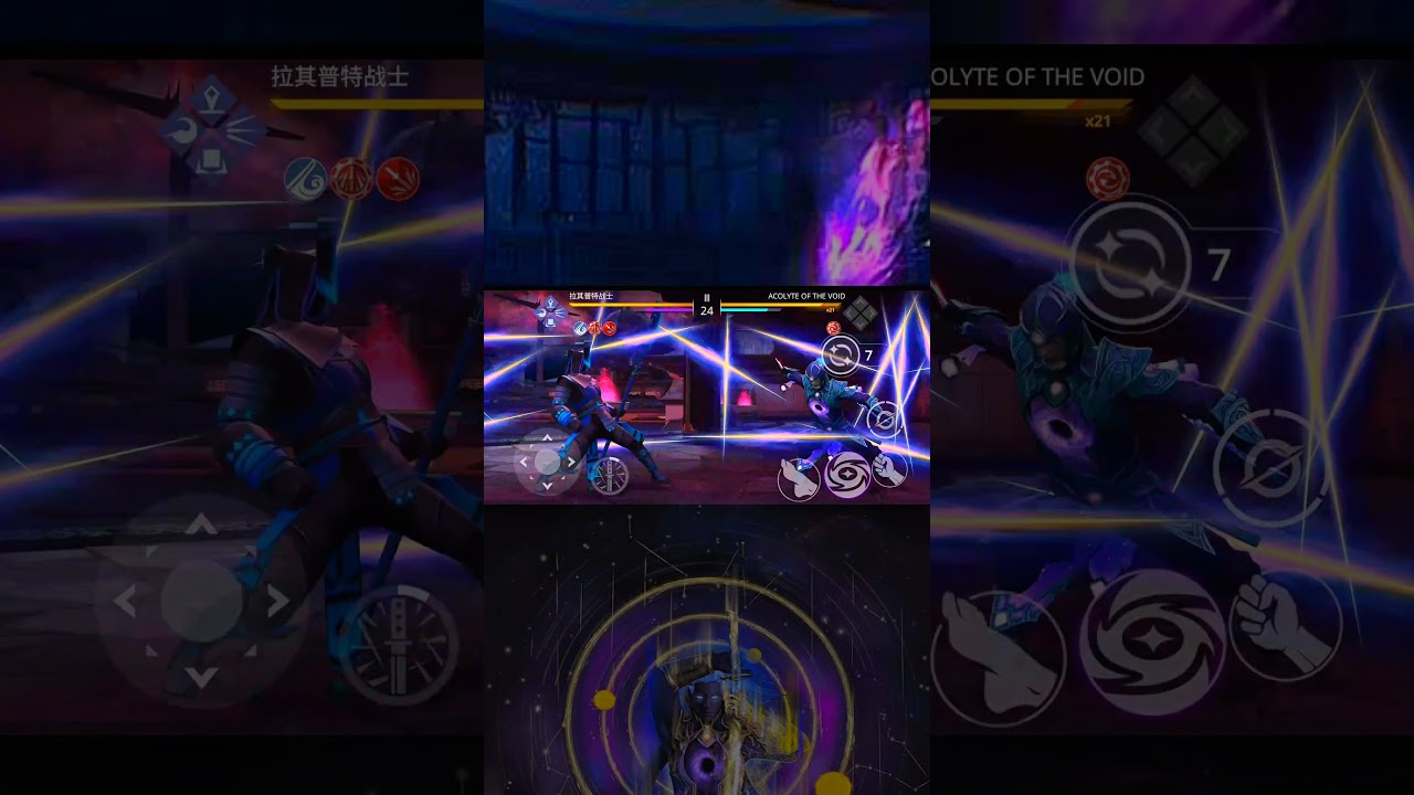 void dream vs Acolyte 5 (after nerf) ll shadow fight 3 #shadowfight3 #shadowfight #sf3 #gameplay