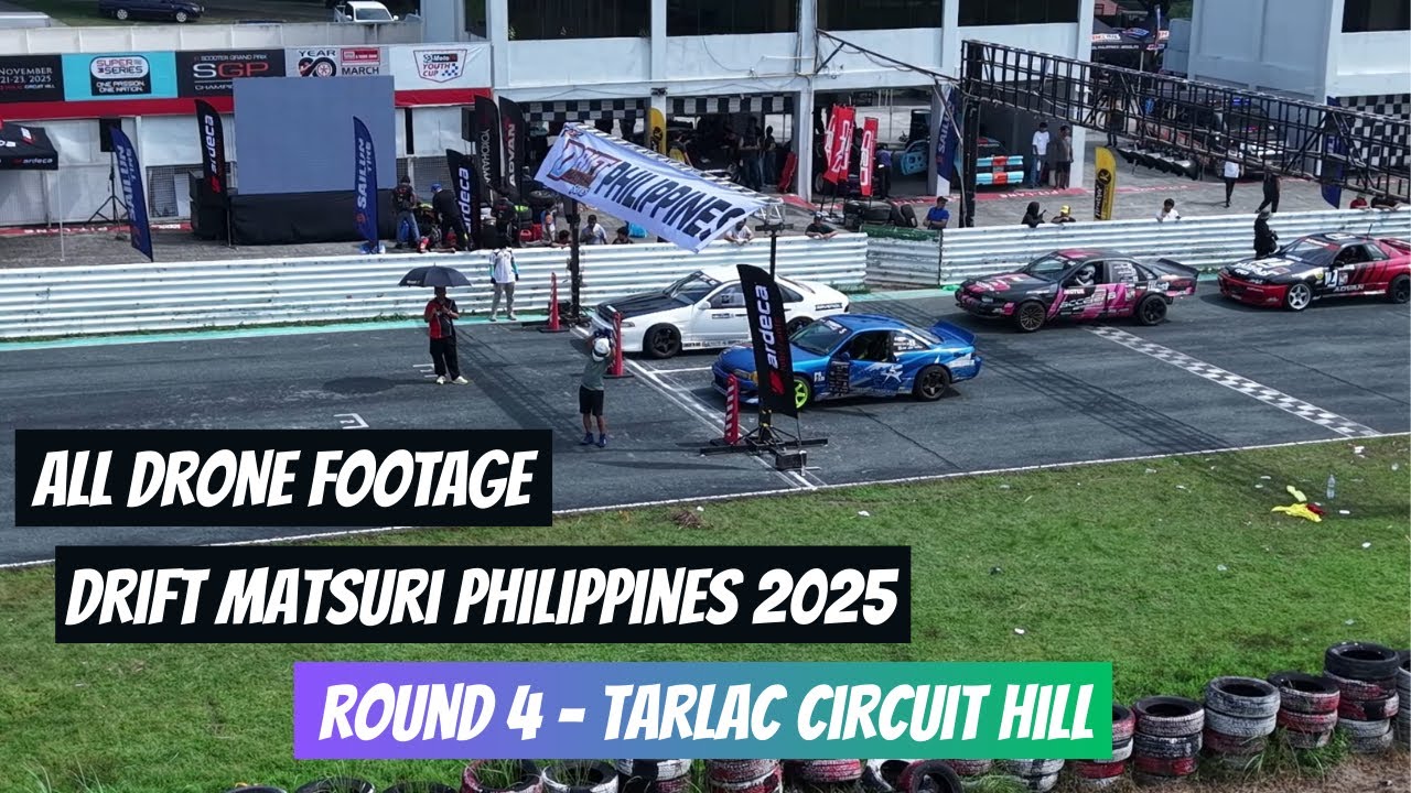 Drone Highlights: Drift Matsuri Philippines 2025 Round 4 - Tarlac Circuit Hill