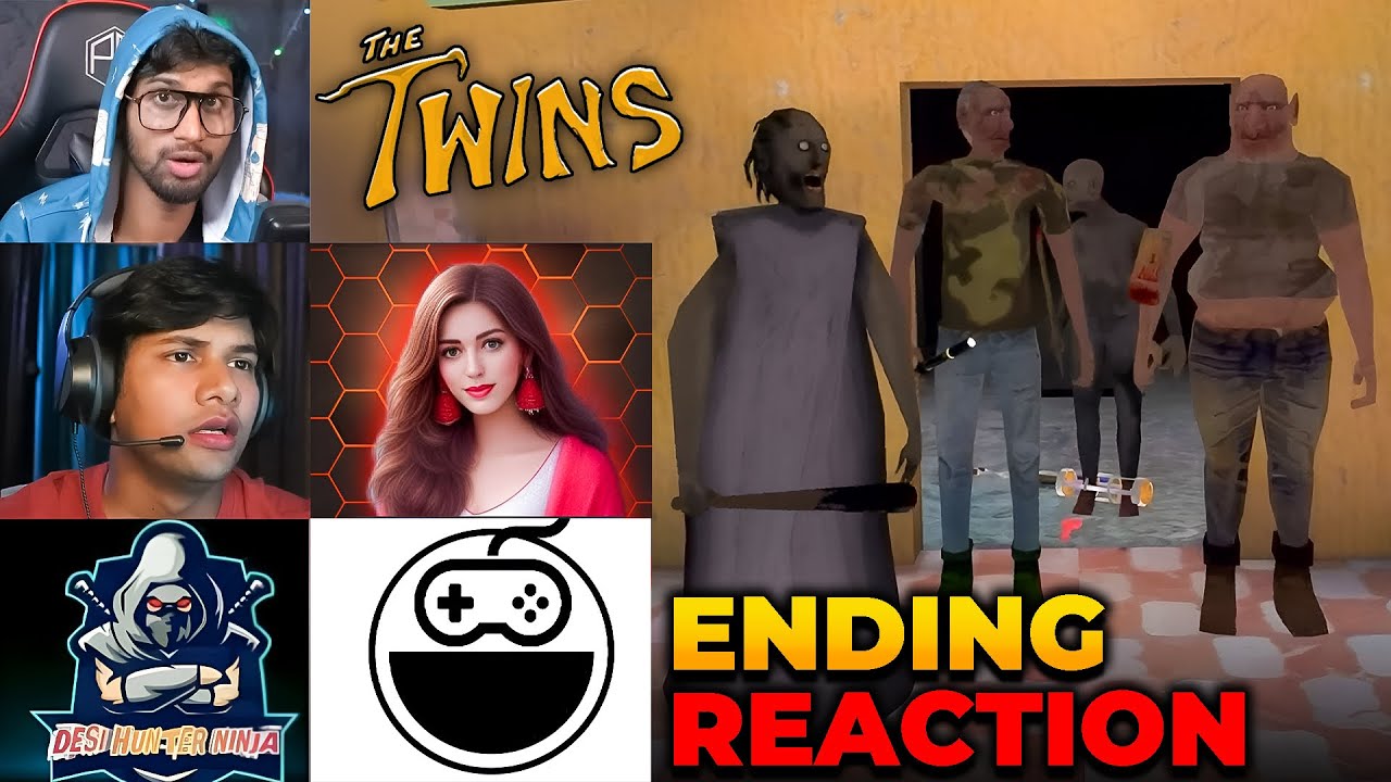 Indian Gamers React to ENDING of The TWINS Horror Game