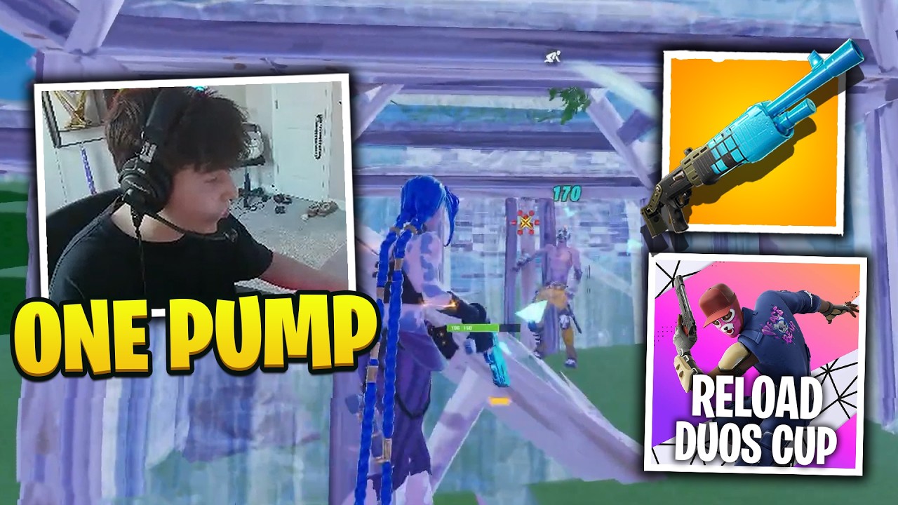 Cooper ONE PUMPS the ENTIRE Reload Duos Victory Cup Lobby (41 Bombs)