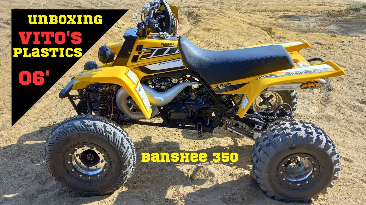 Распаковка/установка фирменного пластика Vito Banshee 350