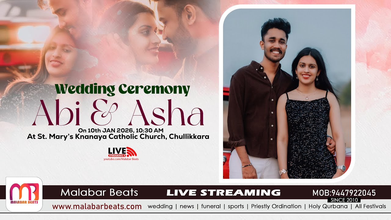 Abi & Asha  | Wedding Ceremony | 10.01.2026 | malabar beats