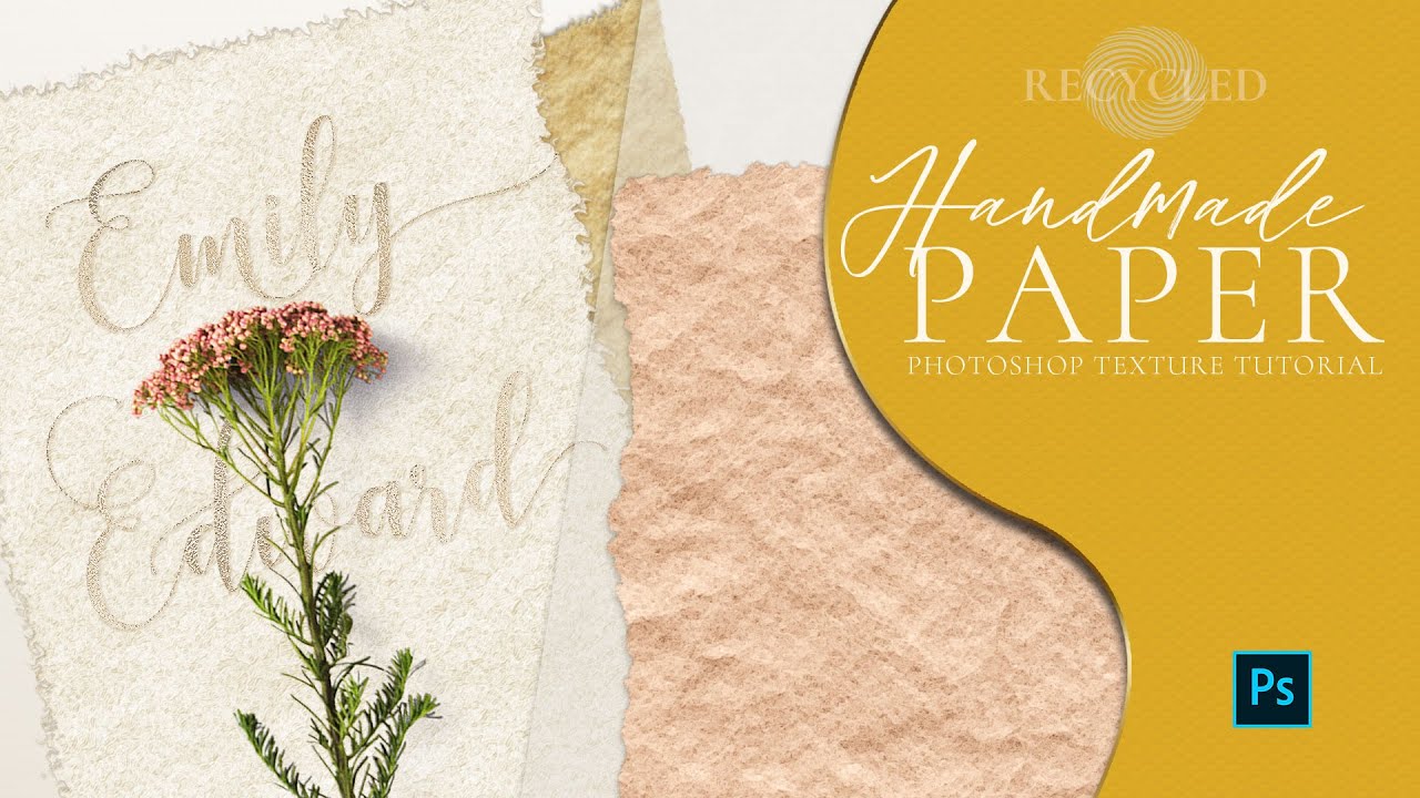 Photoshop Texture Recycled Handmade Paper How to make a pattern in Photoshop