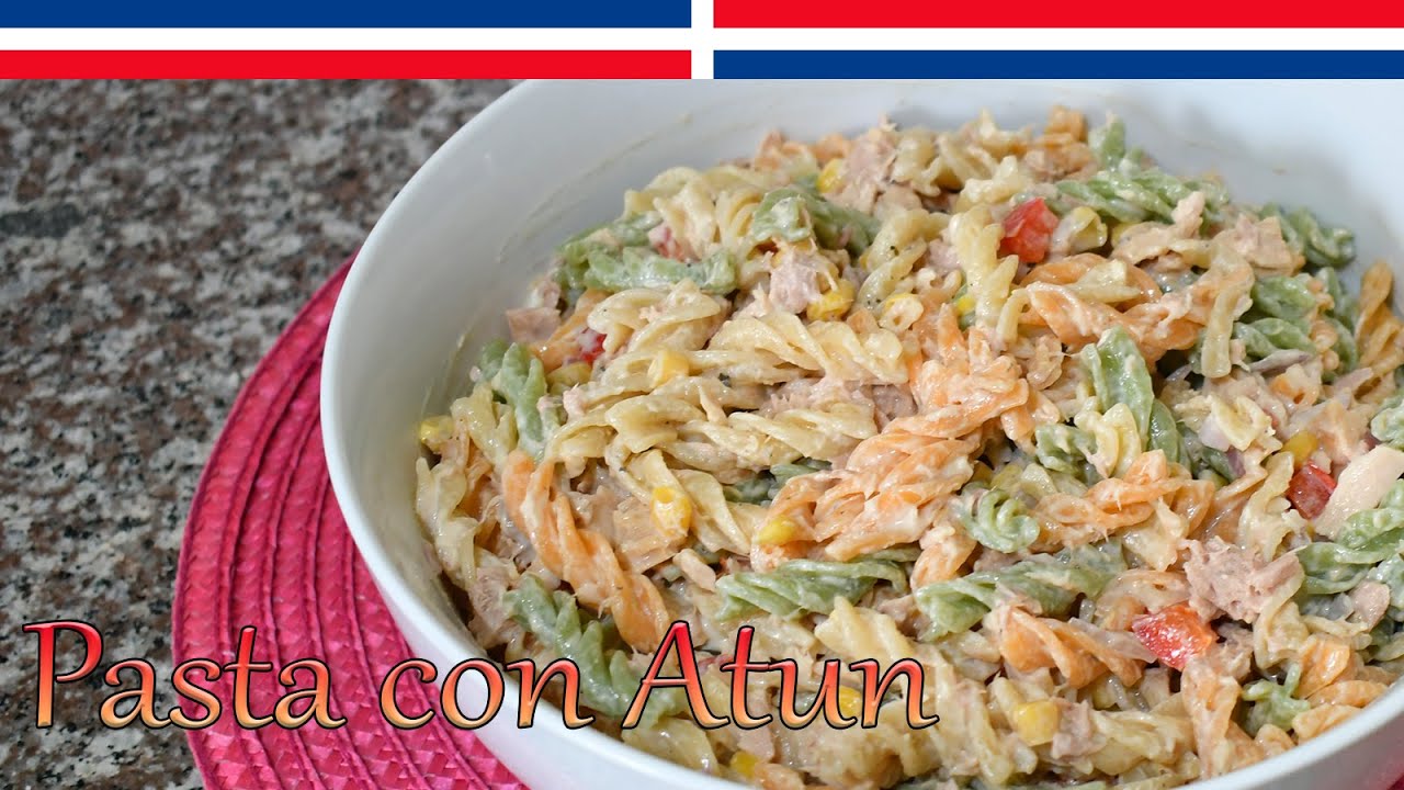 Ensalada de pasta con At&uacute;n - Cocinando con Yolanda