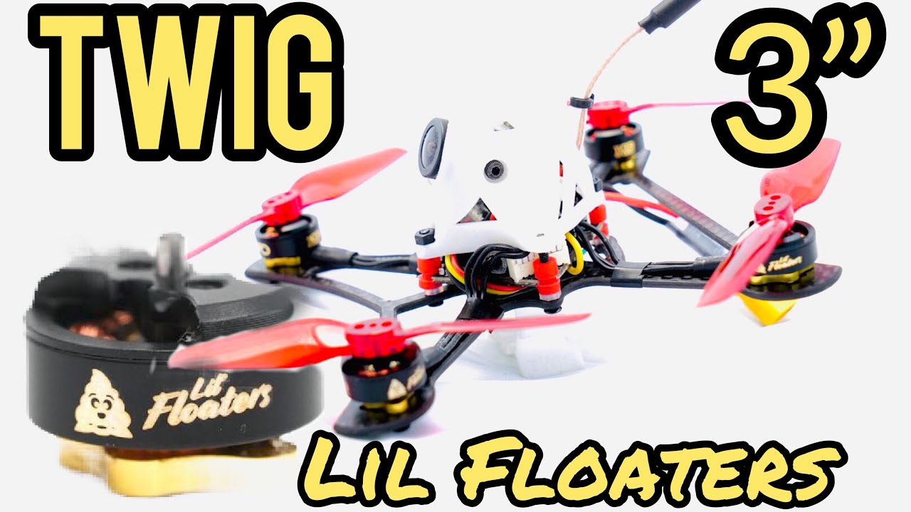 TWIG Racer X Micro Drone Frame + Lil Floaters 1103 motors - Runcan Nano 2, HQ 3x2