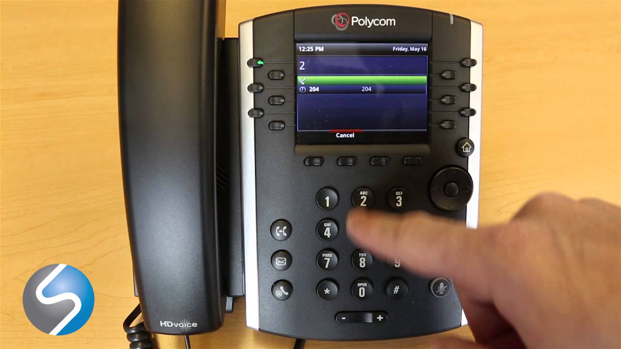 Polycom VVX 400 Transferring a Call