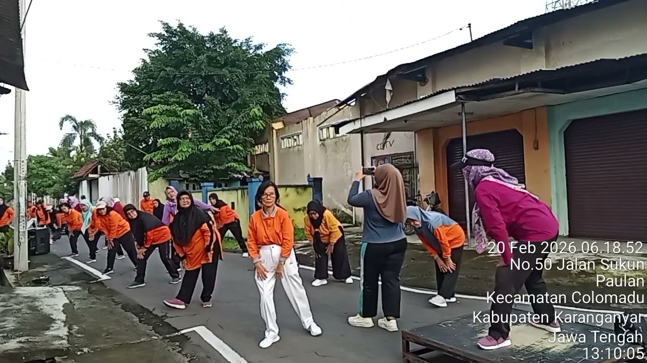 Aktifitas Fisik Senam Prolanis Klinik Jasmine 20 Februari 2026