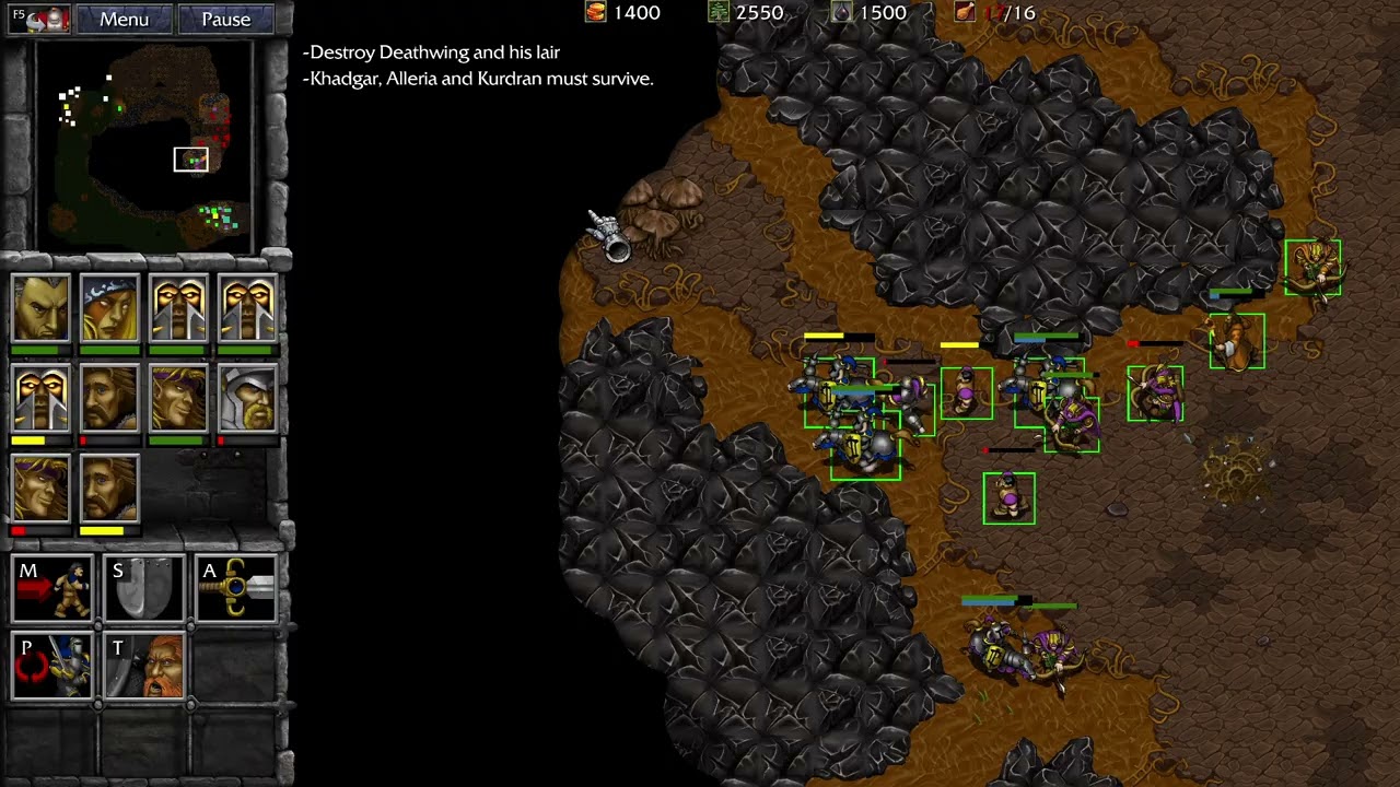 Warcraft 2 Remaster BtDP - Human 7: Deathwing (Daife difficulty)