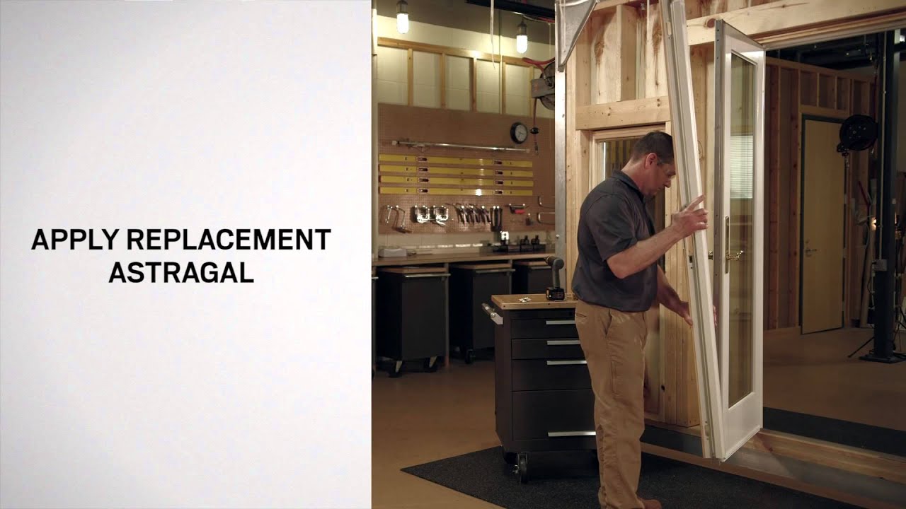Astragal Replacement on Frenchwood Hinged Inswing Patio Doors | Andersen Windows