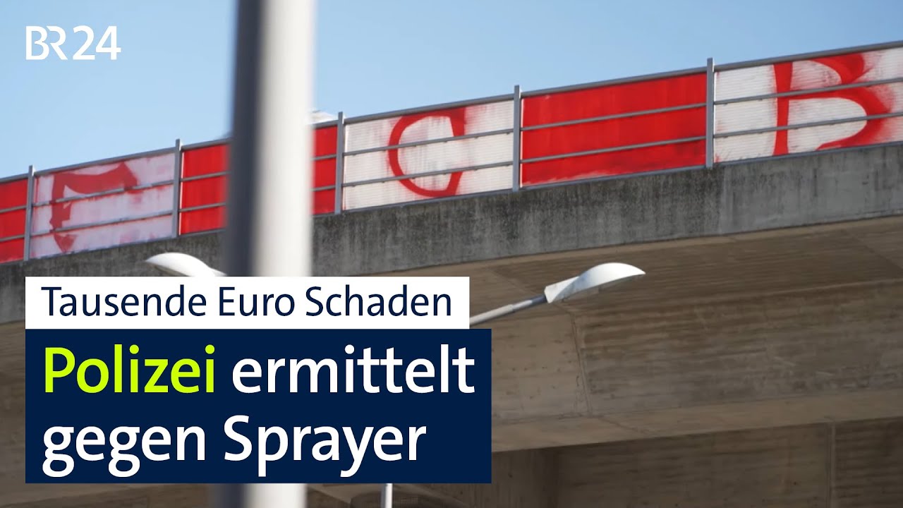10.000 Euro Schaden: Graffiti nehmen &uuml;berhand | Abendschau | BR24