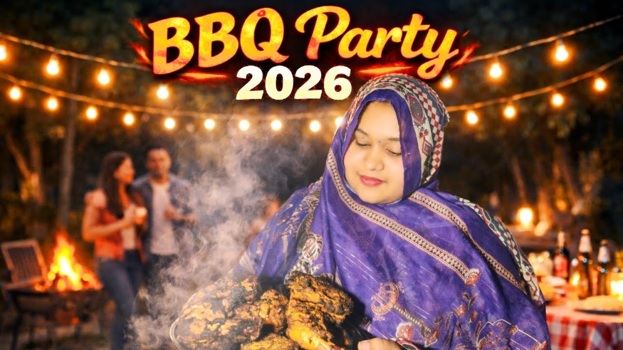 ছাদে বারবিকিউ পার্টি 🥩🔥 | Rooftop BBQ Vlog in Bangladesh | Family BBQ Night 