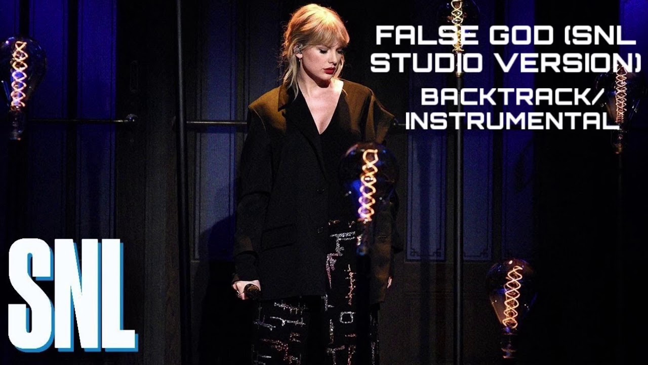 false god - taylor swift (SNL studio version) backtrack/instrumental