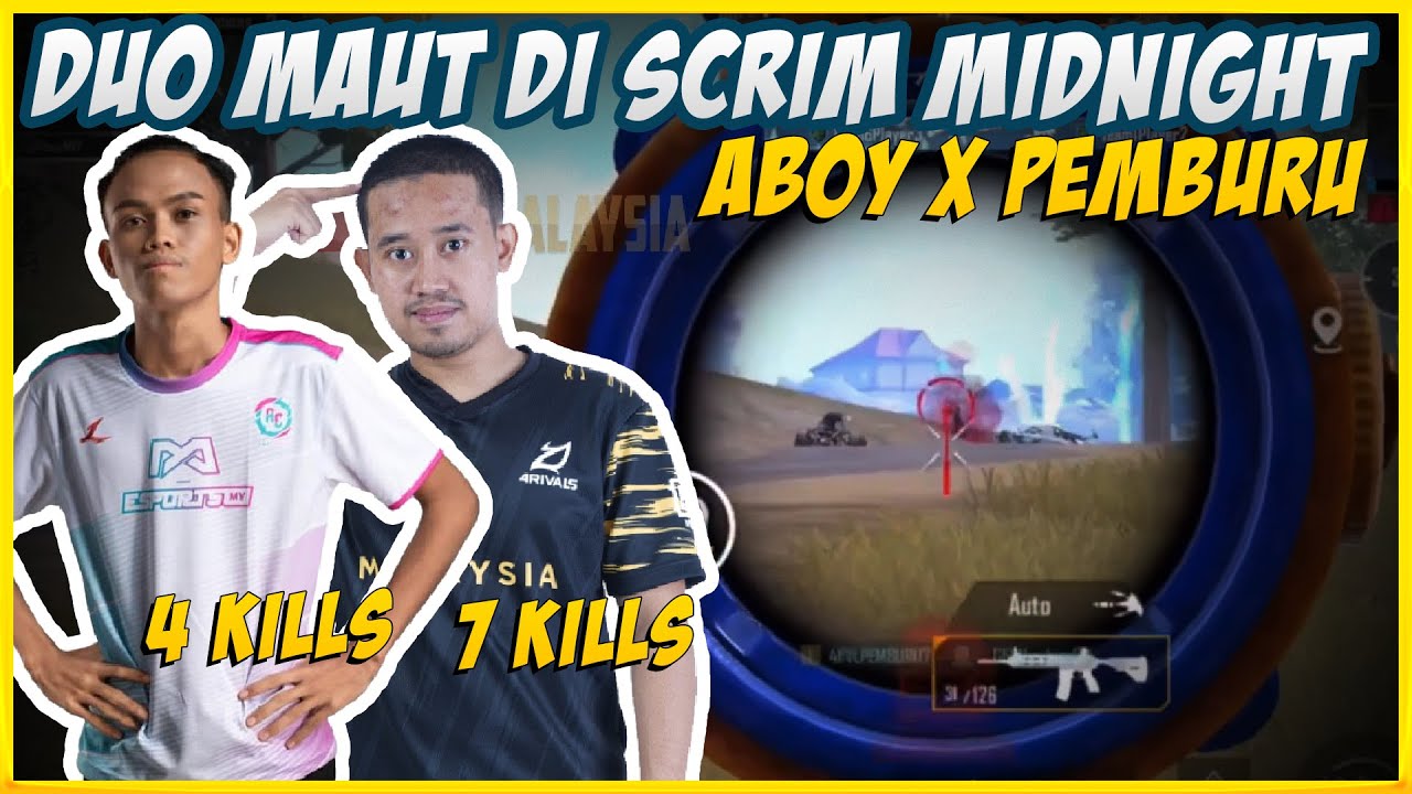 DENGAAN DUO MAUT INI SCRIM MIDNIGHT MACAM MAIN CLASSIC | ABOY X PEMBURU