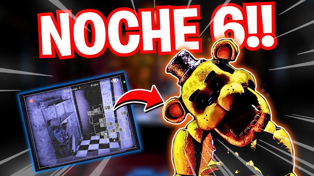 Así Complete la Noche 6 de FNAF 1 | Dygustk