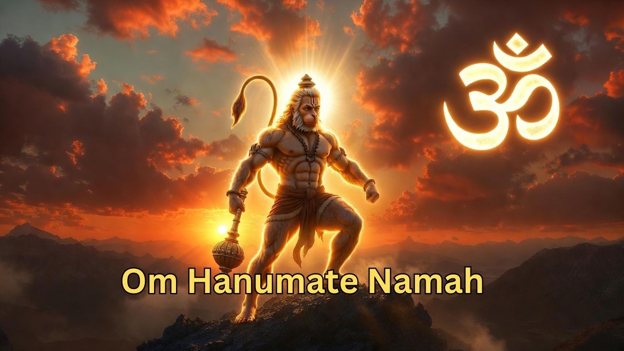 Om Hanumate Namah | ॐ हनुमते नमः | Powerful Hanuman Mantra | Remove Fear & Gain Strength 🙏