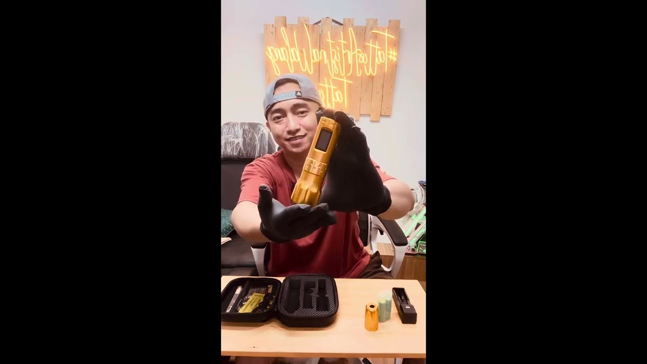 UNI-B GOLD EDITION  Unboxing video AvaTattooMachine!