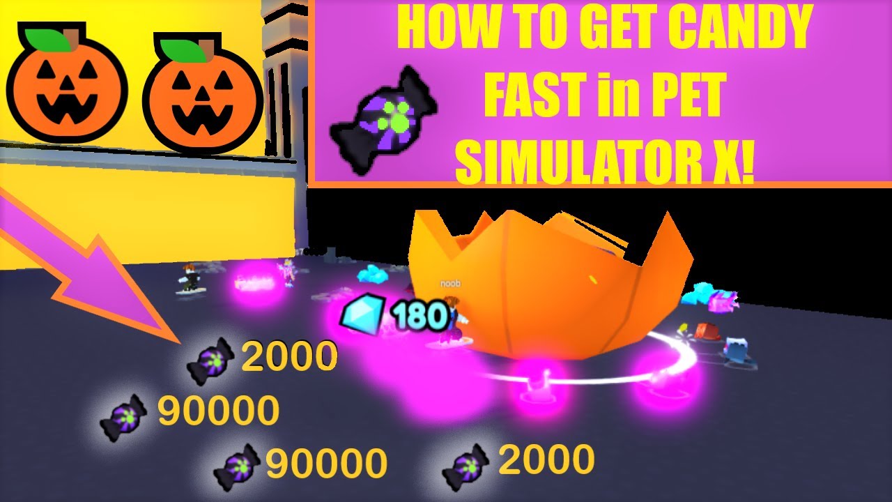 HOW TO GET CANDY FAST in PET SIMULATOR X! NEW UPDATE! (Roblox)