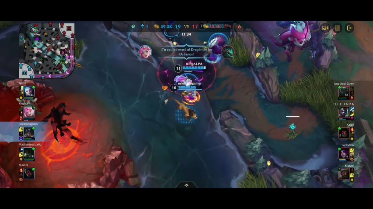 League of Legends Mobile. Nidali soporte platino. Temporada 20 