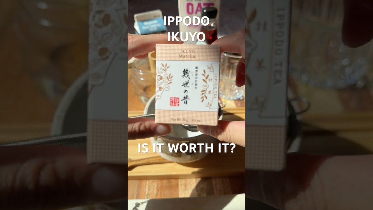 Ippodo ikuyo matcha is it worth it? 🍵🫶🏼#matcha #matchalatte #matchatea
