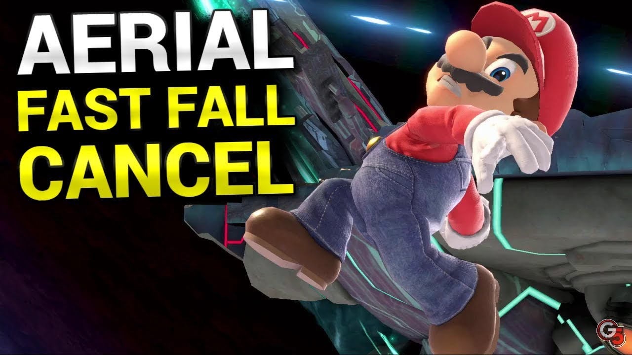 AERIAL FAST FALL CANCEL Tech in Smash Ultimate!!