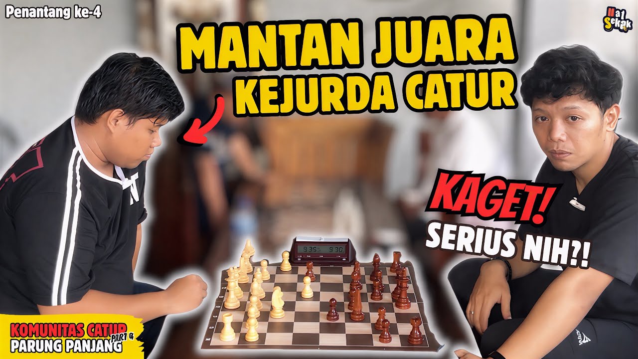 NGERI !! MANTAN JUARA KEJURDA CATUR !! PENANTANG KE 4 KOMUNITAS CATUR PARUNG PANJANG Part 4