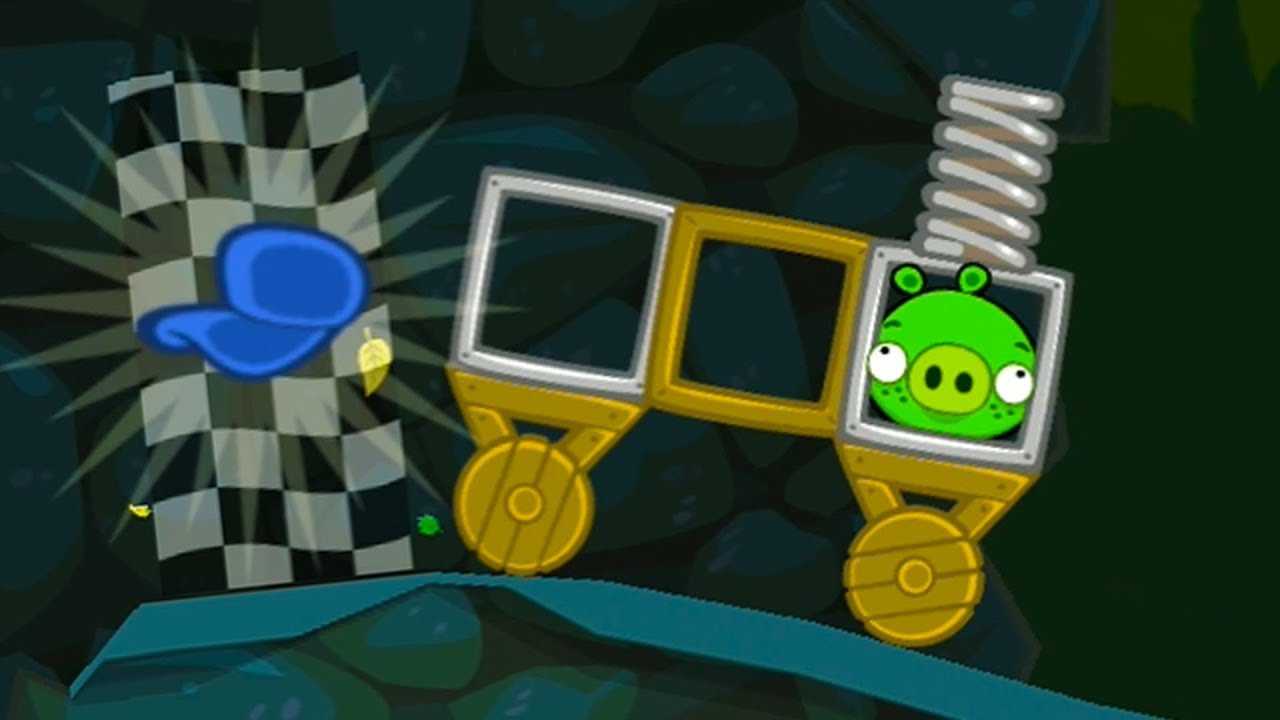 Bad Piggies #2 Плохие свинки в Пещере #МАШИНКИКИДА