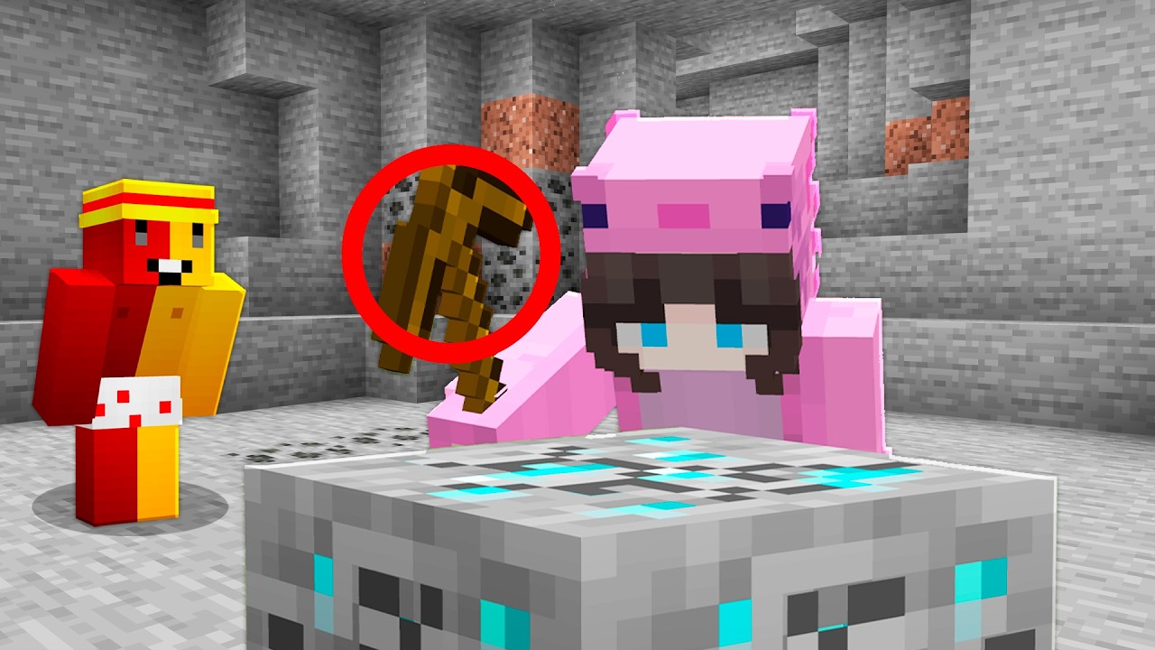 Minha amiga foi jogar minecraft pela PRIMEIRA VEZ, eu arruinei tudo...