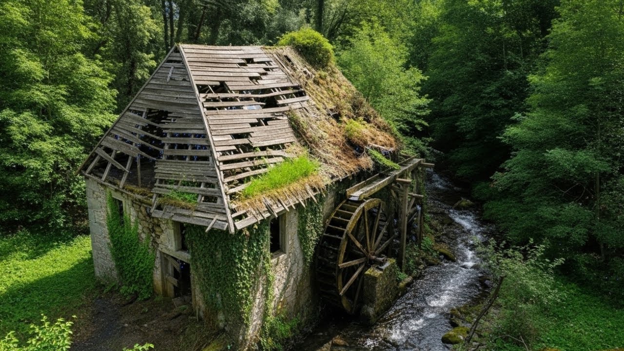 I Transformed an Abandoned Watermill into a Luxury Home (ASMR)
