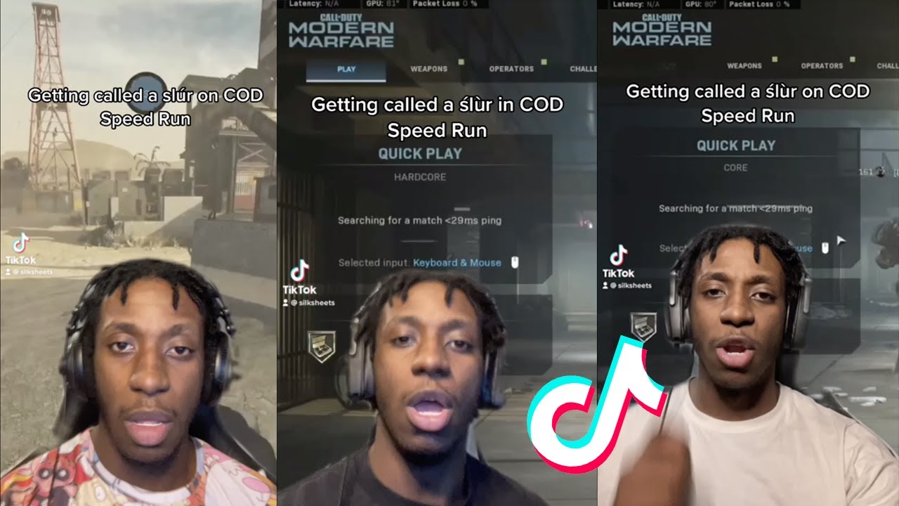COD SLUR SPEEDRUN TikTok Compilation (N-word) | ORIGINAL CREATOR