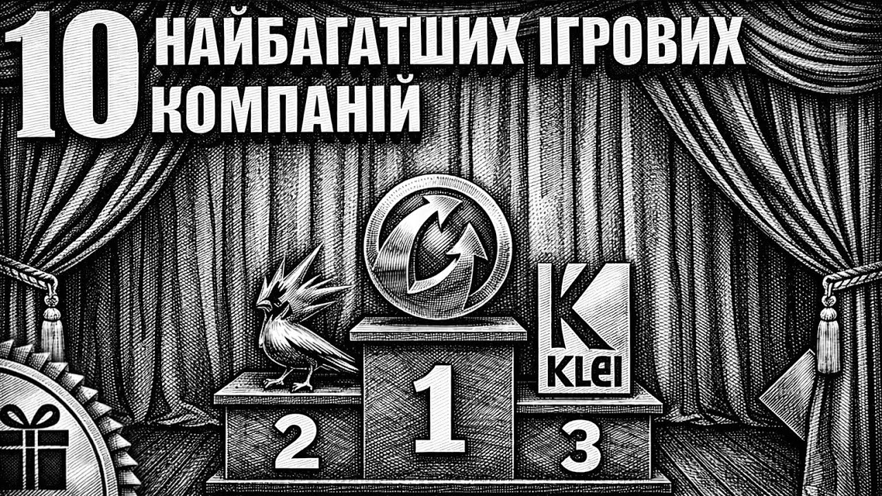 ТОП - 10: НАЙБАГАТШІ ІГРОВІ КОМПАНІЇ