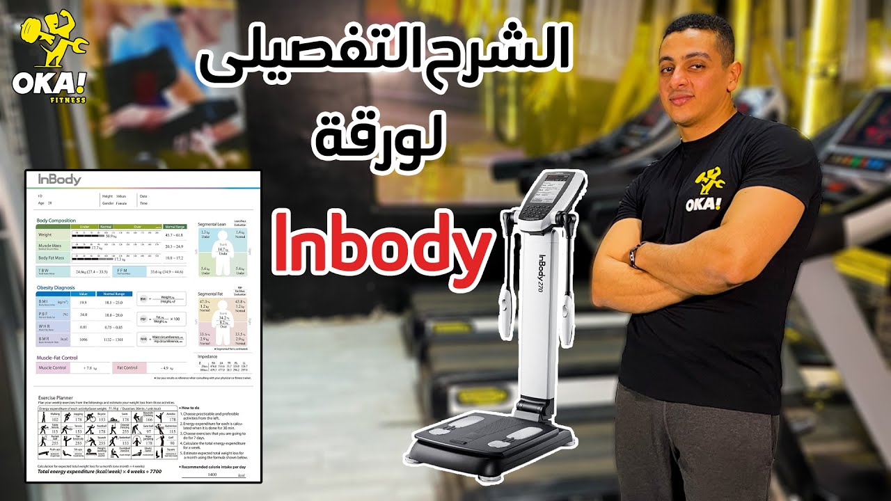 Inbody | الشرح التفصيلى لورقة