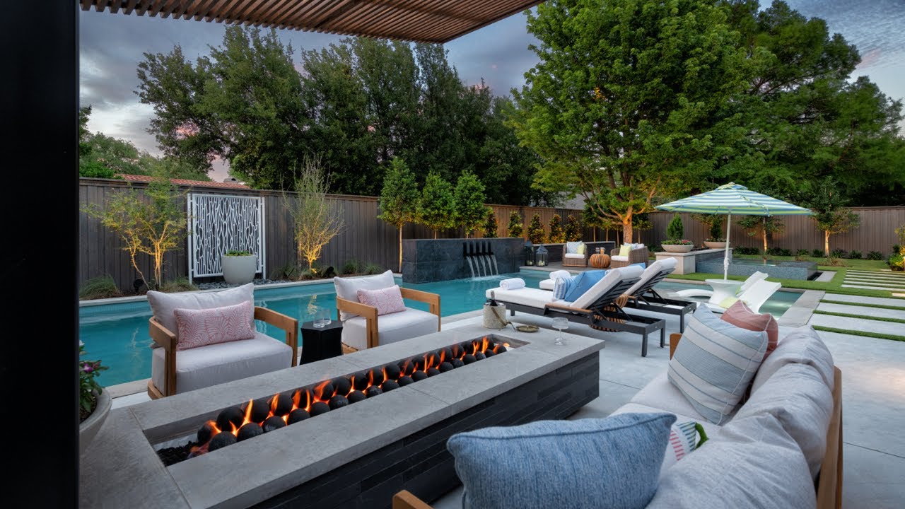 Preston Hollow Luxury Backyard Tour: Outdoor Living Redefined with Modern Comfort