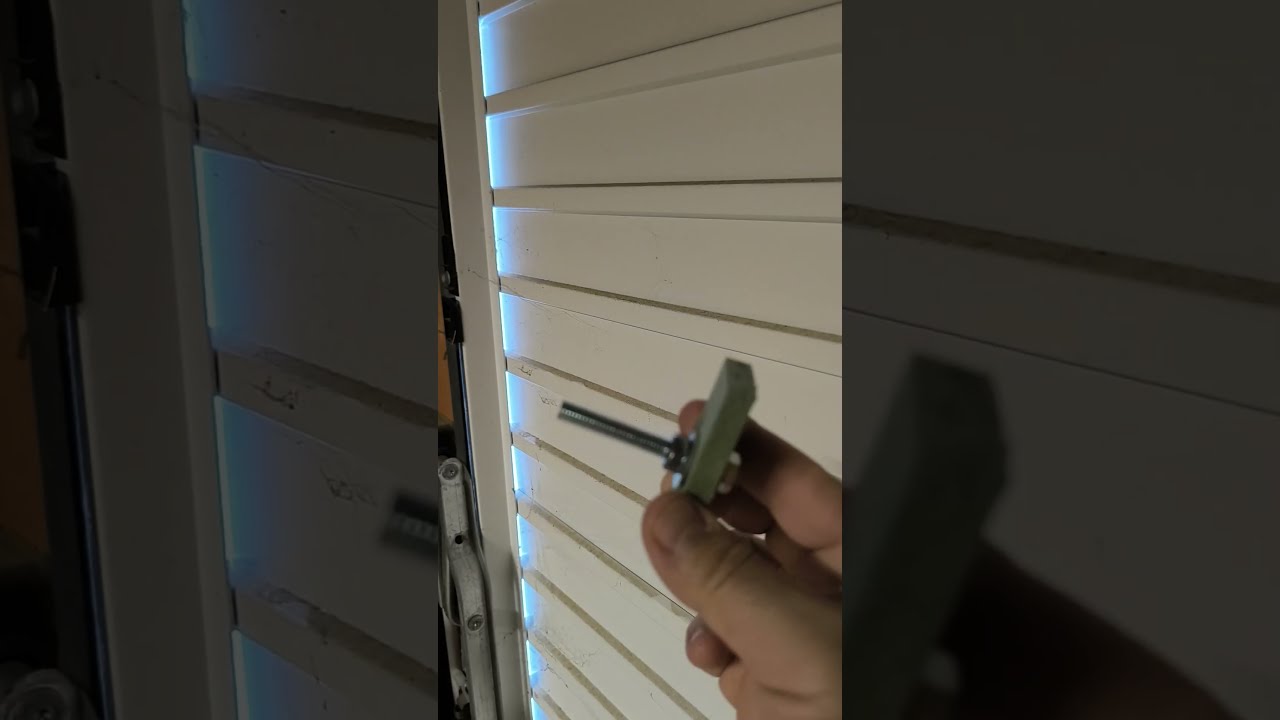 s&eacute;curiser une porte de garage astuce ! secure a garage door DIY !