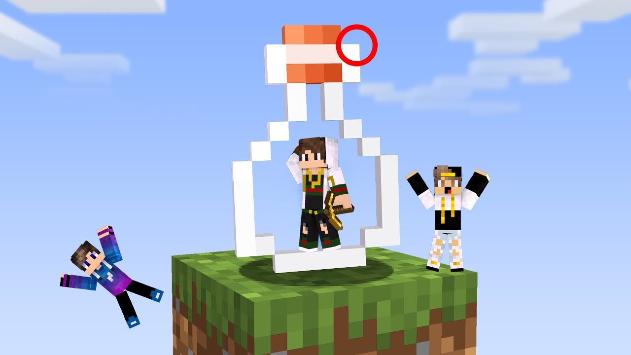 انحبست انا واصدقائي في عالم من زجاجة في ماين كرافت