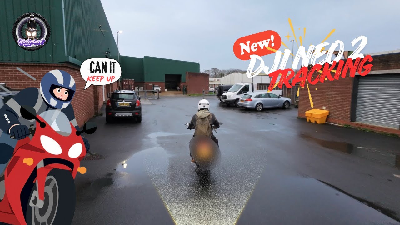 DJI Neo 2 &mdash; Тест отслеживания мотоцикла! (RollingCircus MotoVlog)