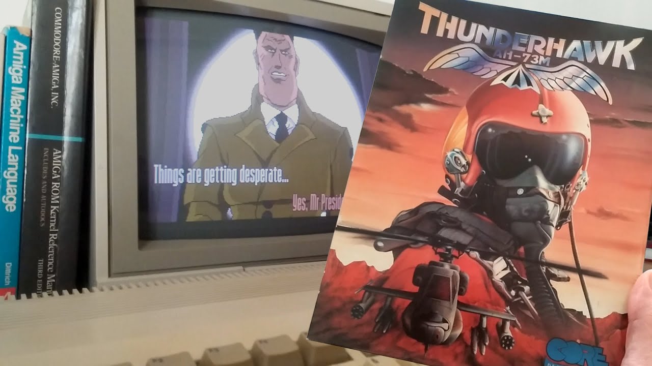 Thunderhawk AH-73M, Amiga, Unboxing & Gameplay [Real Hardware]