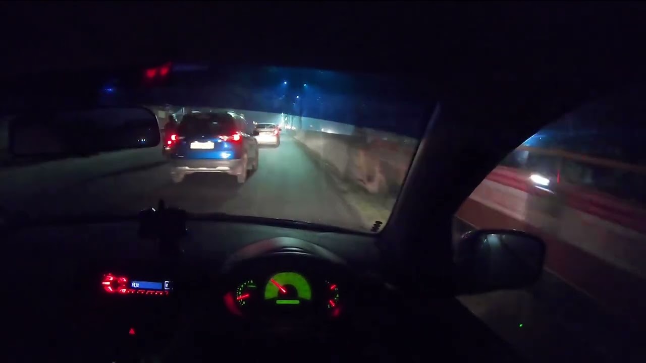 Hyundai i10 pov drive asmr in city in night 🥵❤️