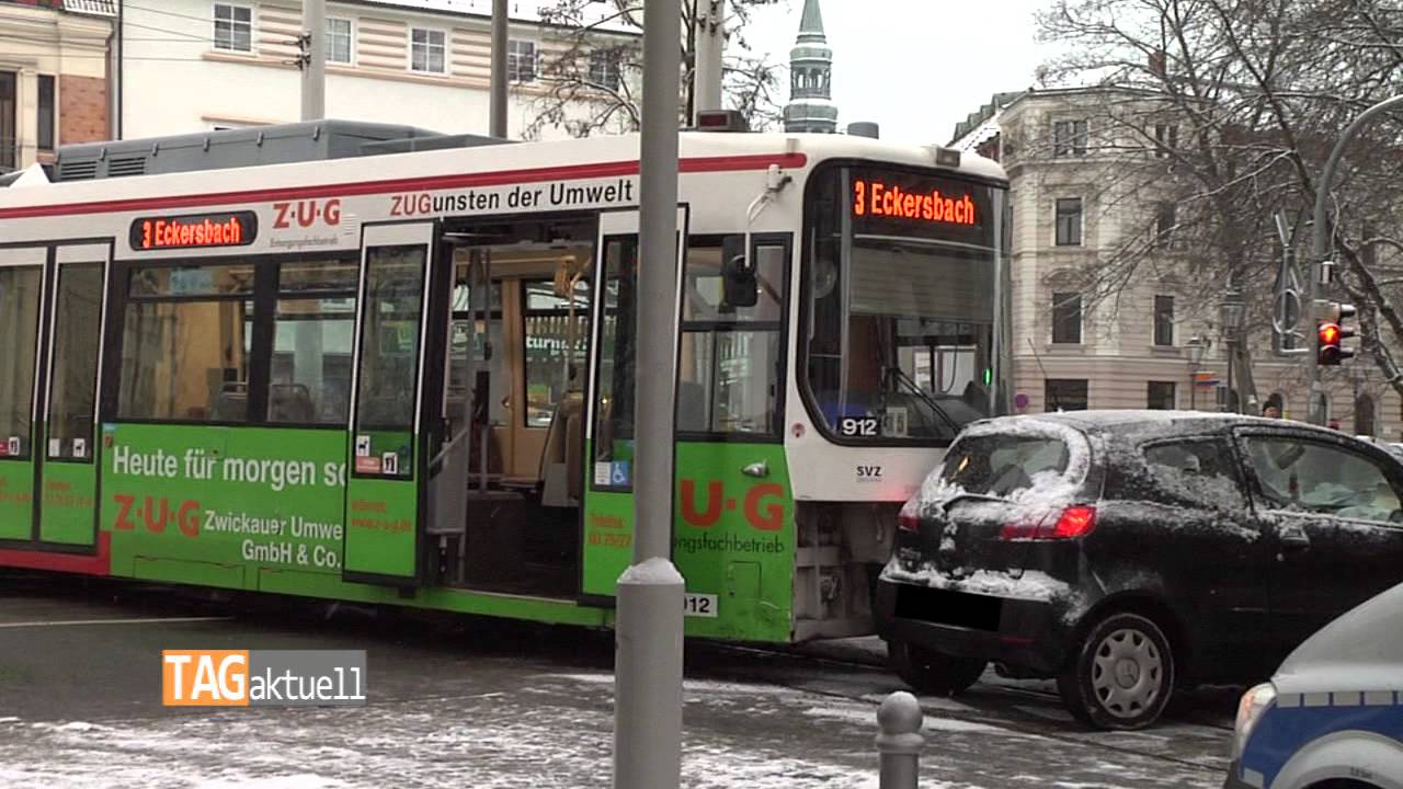 Stra&szlig;enbahnunfall f&uuml;hrt zu Verkehrsbehinderungen