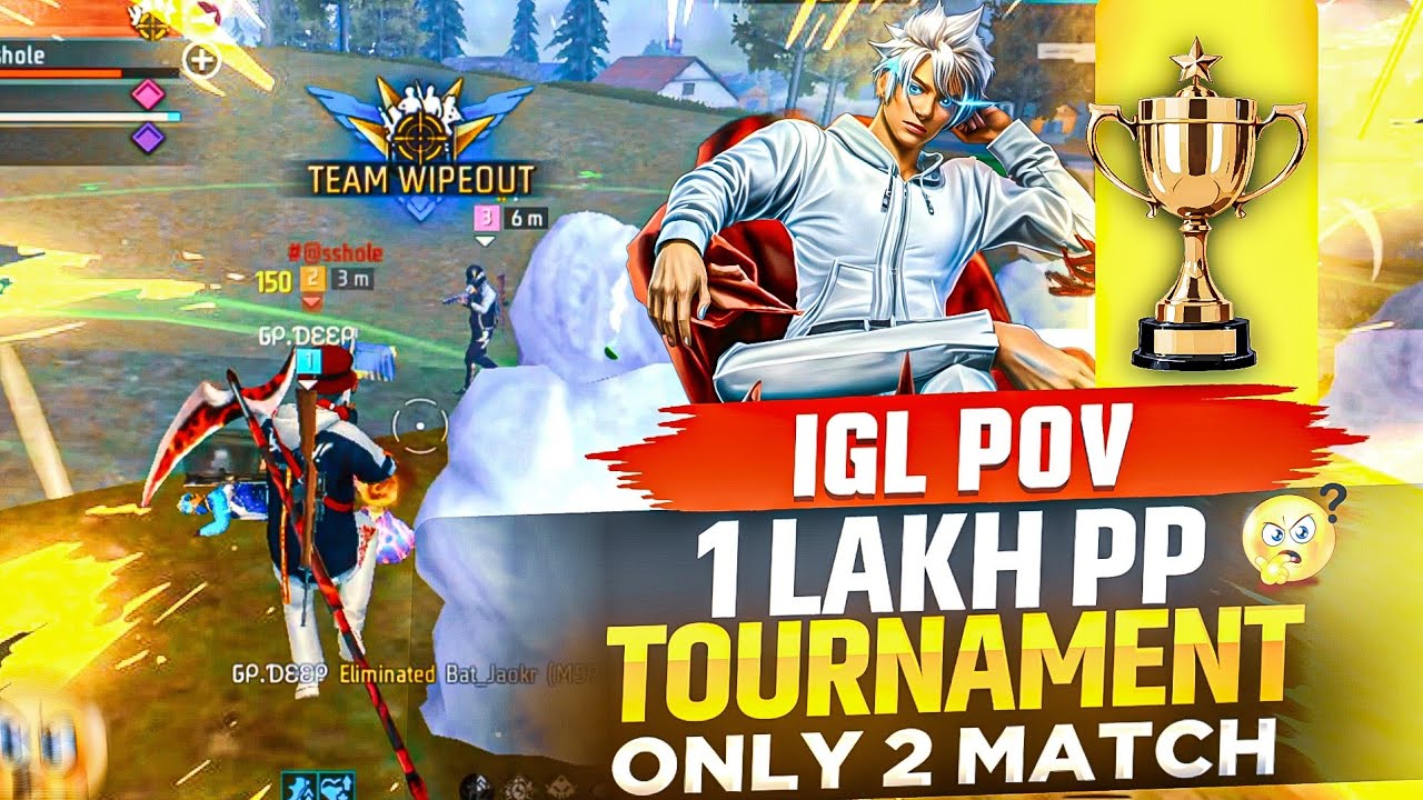 100k Price Pool 🤑 Tournament 🏆: IGL POV 👀 One Bad Game Ends Everything 😲|| God's Plan eSports 😎