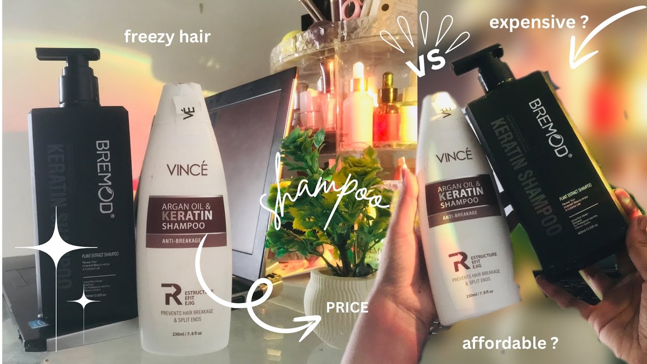 vince vs bremod | Dry frizzy haircare | vince shampoo| bremod shampoo🌸