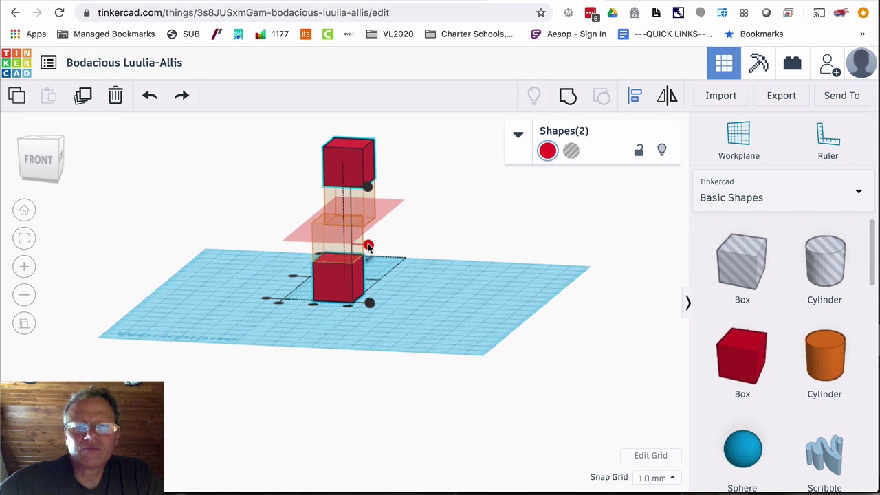 TinkerCAD - Aligning Objects