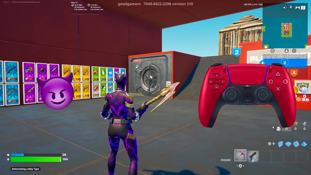 Fortnite Bedwars Gameplay PS5